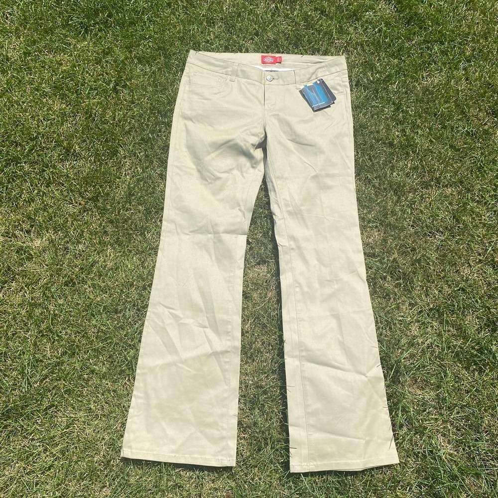 Y2k Deadstock Khaki Dickies Low Rise Pants